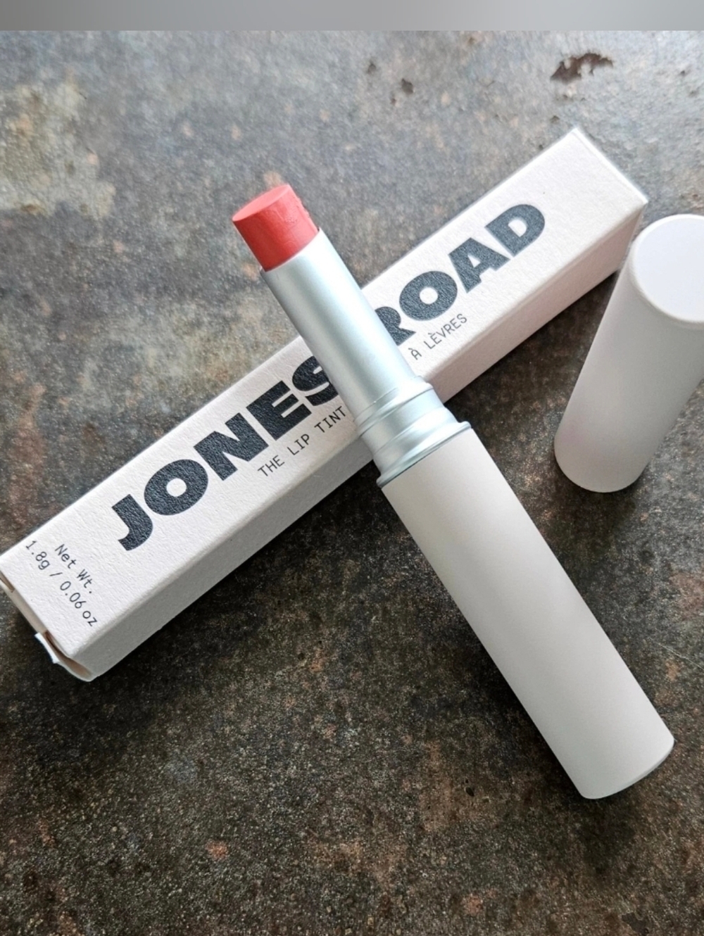 Jones Road JUST PEACHY The Lip Tint .06 oz Full Size NIB!  DISCONTINUED!
